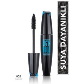 Resim Flormar Big'N Bold Suya Dayanıklı Dolgunlaştırıcı Maskara 002 Waterproof 