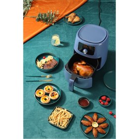 Resim Trident TAF400 Airfry 6 lt. Yağsız Fritöz (3 Yıl Üretici Garantili) 