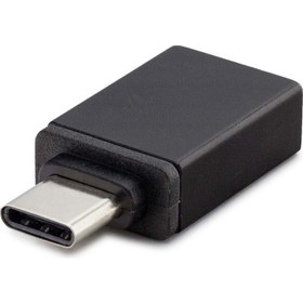 Resim Otg Type-C To USB Çevirici Otg Type-C To USB Siyah Metal Kutulu Hadron HN4457K 