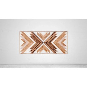 Resim Postotto Ahşap Yatak Başlığı 