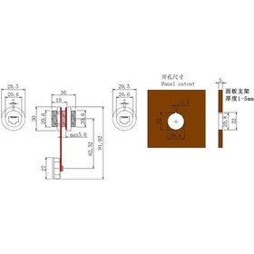 Resim Ic-266H Pano Tipi Rj45 Soket Ip67 