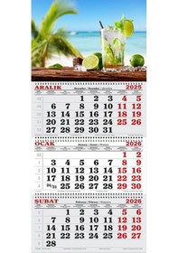 Resim 2026 Yılı Gemici Takvimi ---sahilde Mojito 