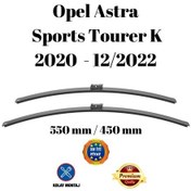 Resim Opel Astra Sports Tourer K 2020 2021 2022 Uyumlu Ön Cam Silecek Süpürgesi Takımı 700/600mm Silbak 