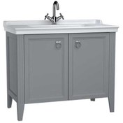 Resim Valarte Lavabo Dolabı 100 Cm Mat Gri 62157 