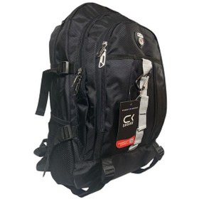 Resim Cakard Su Geçirmez Ortopedik Çok Bölmeli Laptop Gezi Seyahat Kamp Dağcı Sırt Çantası Büyük 35cmx55cm Siyah 