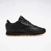 Resim Reebok Classic Leather Kadın Siyah Spor Ayakkabı 