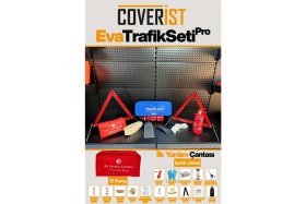 Resim Coverist Eva Trafik Seti Plus - 1 kg Yangın Tüpü - 2 Yıllık - Mavi - Bronz Paket 