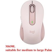 Resim Logitech M650/m650l Kablosuz Bluetooth Fare Sessiz Ofis Dizüstü Fareler M650l Pink M221 