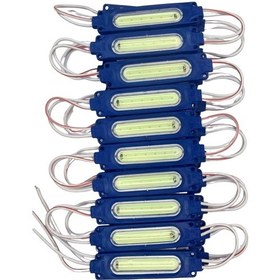 Resim 12 Volt 2 Watt Turkuaz Cob Led Modül Ip65 10 Adet Modül 