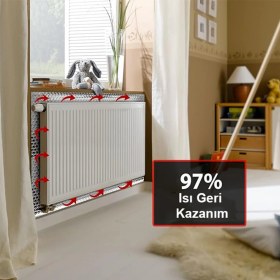 Resim Silver Global 10 Adet Isı Yalıtım Levhası 3 mm Petek Arkası Radyatör Kalorifer Arkalığı Izolasyon Plaka 