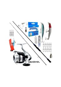Resim Legend Karbon 270cm 7-40gr Daiwa Strikeforce 4000 B Rapala Maket Balık Spin Olta Takımı Seti 
