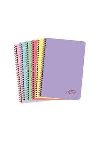 Resim Keskin Color 324411-99 Pastel Show Spiralli Defter A4 72 Yaprak Çizgili Pp Kapak - Karışık Renk Çok Renkli 