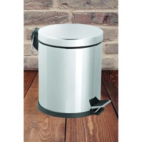 Resim Terken Ticaret Paslanmaz Çöp Kovası ( Banyo Çöp Kovası ) 