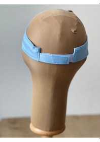 Resim Aida Jewelss Pamuk Sporcu Koşu Tenis Vizör Şapka Arka Kısmı Ayarlanabilir Unisex Vizör Şapka Krem. 