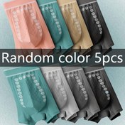 Resim Erkekler İçin 5 Parça Pamuklu Boxer Külot - Düz Renk İç Çamaşırı Seti (Pembe, Bej, Beyaz, Gri, Siyah) | Yüksek Esneklikte Yumuşak ve Nefes Alabilen Minimalist Tasarım Arka Detaylı Kılıflar | Her Mevsim için Uygundur & Günlük Giysi Çeşitliliğinde 5 Şık Seçim 