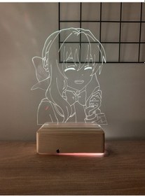 Resim Shinoa Hiragi Owari No Seraph 16 Renk Gece Lambası 