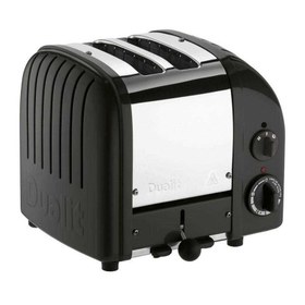 Resim Dualit 27035 Classic Ekmek Kızartma Makinesi, 2 Hazneli, El Yapımı, Siyah 