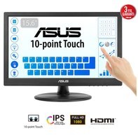 Resim ASUS VT169HE 15.6" 5ms, 60Hz, Dokunmatik, HDMI, D-Sub, Düşük Mavi Işık, FreeSync, IPS Panel Monitör 