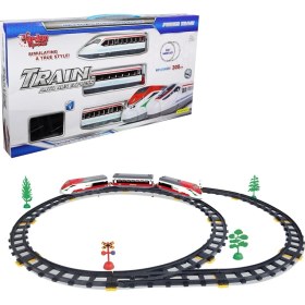Resim Tren Seti 40 Parça Express Tren 308 cm Ray - 2934A-11 (Lisinya) 