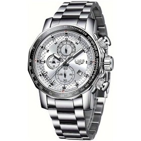 Resim Fochsia Lıge Erkek Koltuk Saati Siyah Çelik Kordon Ve Kadran Gümüş Sku Işıklı Gösterge Tarih Diğer 