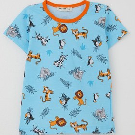 Resim Breeze Girls & Boys Erkek Bebek Pijama Takımı Hayvanlar Alemi Temalı 9 Ay-3 Yaş, Bebe Mavisi 