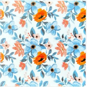 Resim Kütahya Hedef Çini 10 x 10 4'lü Desenli Karo 