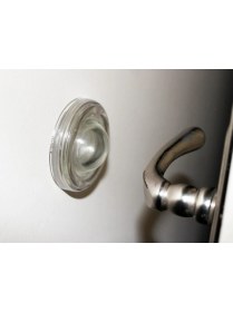 Resim Eym Metali Kapı Kolu Stoperi Kapı Tamponu Kol Tamponu Şeffaf 