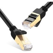 Resim PrimeX Plus PX-CAT71M Siyah Cat7 Ethernet Kablo 1 Metre Gigabit 