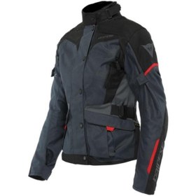 Resim Dainese Tempest 3 Ebony Black Lava Red D-Dry Kadın Mont 