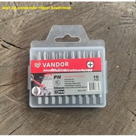 Resim Vnd Ph3 Sac Vida Sıkma Ucu Ph3 Bits Uç 50mm Cobalt Çelik Uç 10pcs Germany Matkap Ucu 