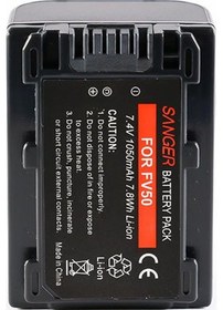 Resim Sanger Sony DCR-DVD610 DCR-DVD653 DCR-DVD703 Için Sanger NP-FV100 Batarya 