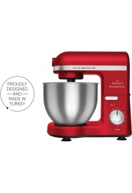 Resim Kırmızı 1500W 5 Lt Profesyonel Stand Mikser 