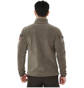 Resim Erkek Açık Haki Taktik Askeri Outdoor Avcı Polar Hırka Çok Renkli 