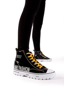Resim NgrC Ha873 Siyah Sarı Bootie KDNTBT00021C-3885 
