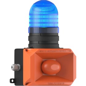 Resim Mesan LED Multifonksiyon 43 Ses Siren MS 232 Mavi 12-60VAC/DC 