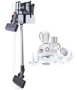 Resim Arnica Solara ET13450 28.8 V Şarjlı Dik Süpürge - Prokit 444 Plus Mutfak Robotu Avantaj Set 