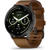 Resim Garmin Venu 4 - 45 mm - Kahverengi Deri Kayışlı 