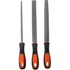 Resim 3'lü Ahşap ve Plastik Için Törpü ve Eğeleme Seti 30CM 