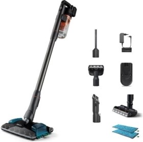 Resim Philips Aqua Plus 8000 Serisi Kablosuz Dikey Süpürge XC8054/01 25 V Güç Değeri ile Islak Kuru Temizlik 