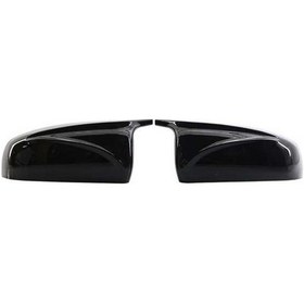 Resim Pazly Bmw X5 E70 X6 E71 Sol Sağ Dikiz Aynası Kapatma Kapakları, Siyah 