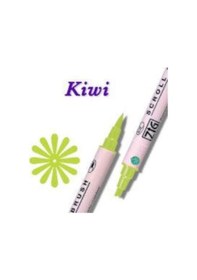Resim Scroll & Brush Çift Çizgi Ve Fırça Uçlu Kaligrafi Ve Gölgeleme Kalemi 402 Kiwi 