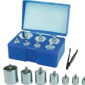 Resim Aesco Diamond Terazi 8 Parça Paslanmaz Krom Gram Ağırlık Seti 300 g-200 g-100 g-50 g-20 g-10 g Lisinya 
