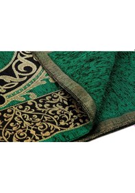 Resim Lüks Osmanlı Şönil Seccade Tesbih Hediyeli Yeşil 