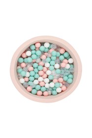 Resim Wellgro Bubble Pops Pembe Top Havuzu - Pembe/beyaz/seffaf/mint Top 