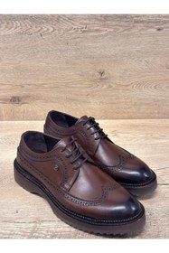 Resim Pierre Cardin Bağcıklı Eva Taban Ultra Hafif Hakiki Deri Klasik Oxford Ayakkabı 