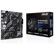 Resim ASUS Prime B550M-K Argb 5100Mhz (Oc) Ddr4 Soket Am4 M.2 Hdmi Matx Amd Anakart 