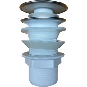 Resim Pop Up Krom Kaplama Bas Aç Lavabo Sifonu Gideri Ekstra Contalı ( Lisinya ) 