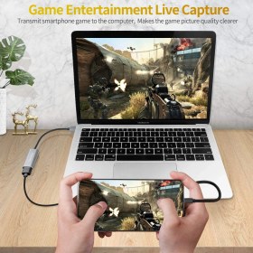 Resim Daytona HU-04C 4K Full Hd 1080P Type-C HDMI Capture Canlı Yayın Kartı 