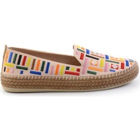 Resim Bej Çok Renkli Kadın Espadril K01309600504 Çok Renkli 