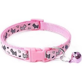 Resim Soulader Kedi Tasması Gümüş Renk Çanlı Meyve Desenli Yaka Ayrılıkçı Pet Boyun Askısı Kolye Aksesuar Şık Ve Kullanışlı 